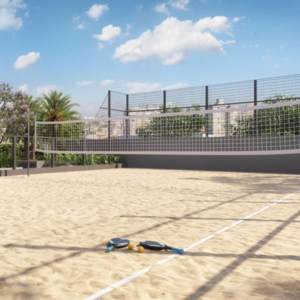 Quadra de beach tennis - empreendimento condomínio clube